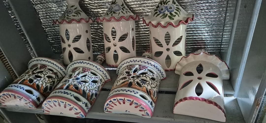 Handgemaakte Portugese Keramische Lampen - Uniek Design, Ophalen of Verzenden, Nieuw