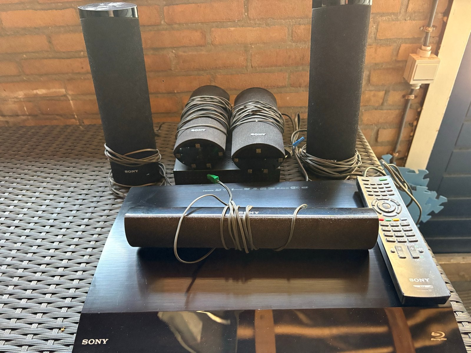 Sony BDV-E780W Blu-ray Disc Home Cinema 5.1, Ophalen, Gebruikt, Blu-ray-speler, 70 watt of meer