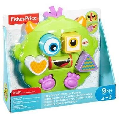 Fisher-Price: Silly Sortin Monster Puzzel, Speelset, ., Nieuw, Ophalen of Verzenden