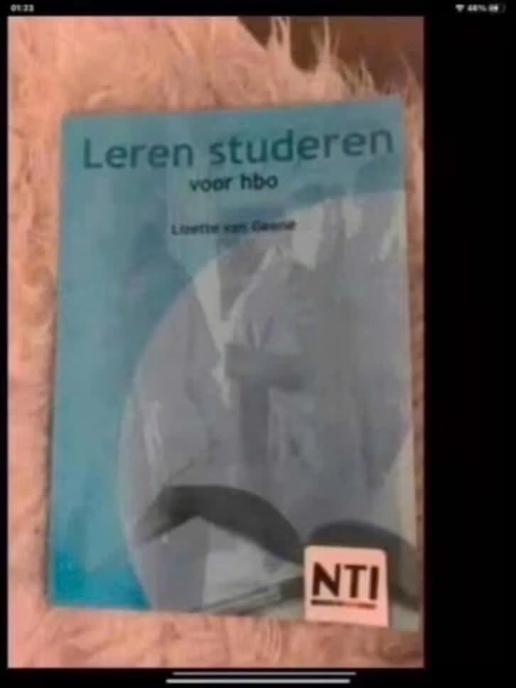 Leren studeren voor HBO - NTI, Gelezen, HBO, Ophalen of Verzenden, Alpha