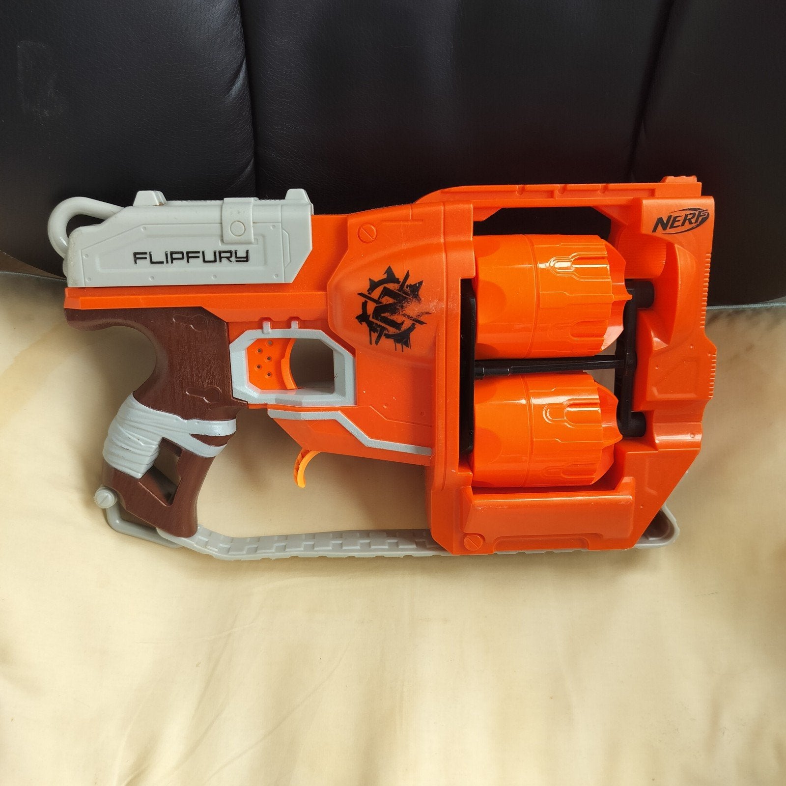 Nerf Zombie Flipfury Blaster, Ophalen of Verzenden, Gebruikt