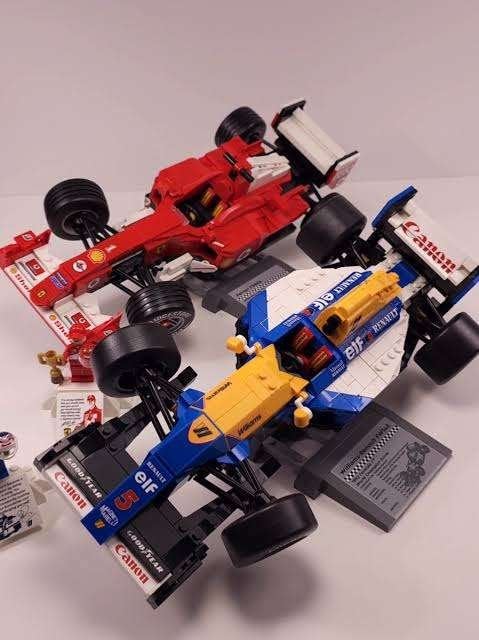 Lego 11375 & 10353 Ferrari F2004 & Williams Racing FW14B, Lego, Ophalen of Verzenden, Zo goed als nieuw, Icons