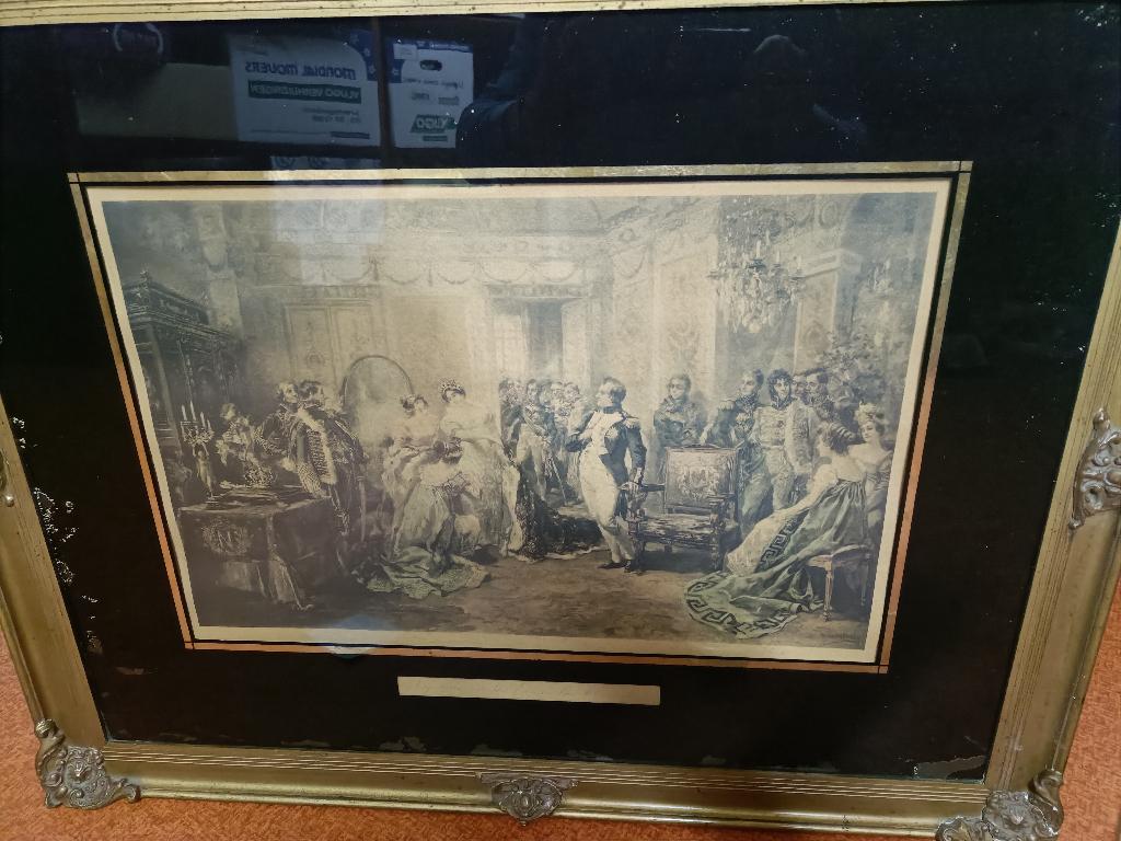 Lithografie "Napoleon on the Eve of the Coronation", Ophalen