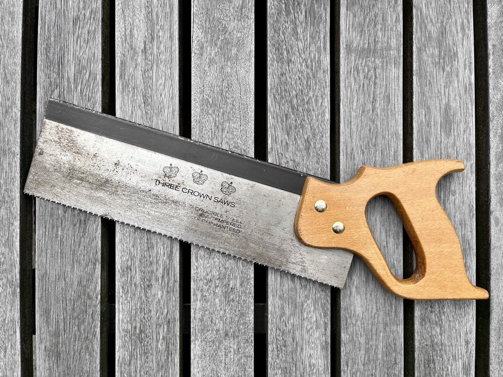 Mooie klassieke kapzaag Three Crown Saws – Kwaliteitsstaal, Ophalen