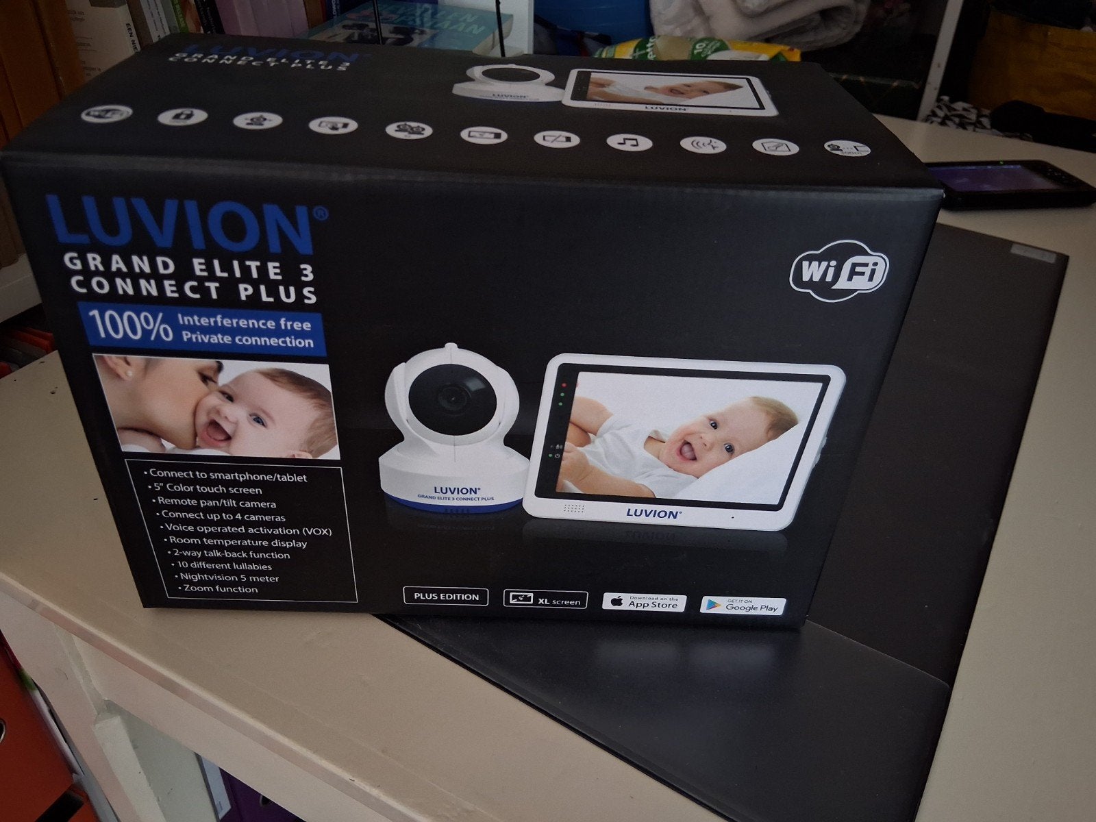 luvion babyfoon, Ophalen, 100 tot 250 meter