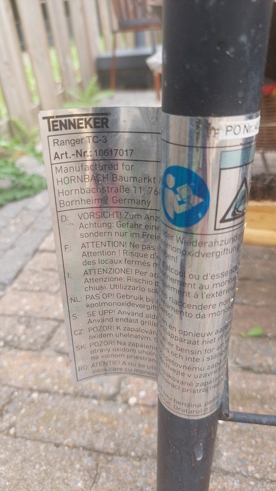 Teneker Ranger TC-3 BBQ met hoes, Ophalen, Gebruikt, Teneker