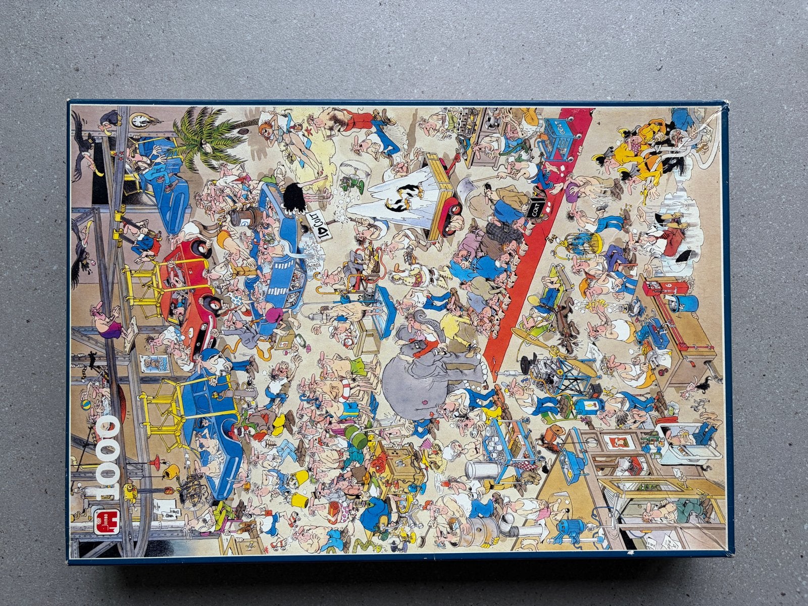 Jumbo 1000st puzzel - jan van haasteren - Some like it hot, Ophalen, Meer dan 50 stukjes, Gebruikt, 6 jaar of ouder