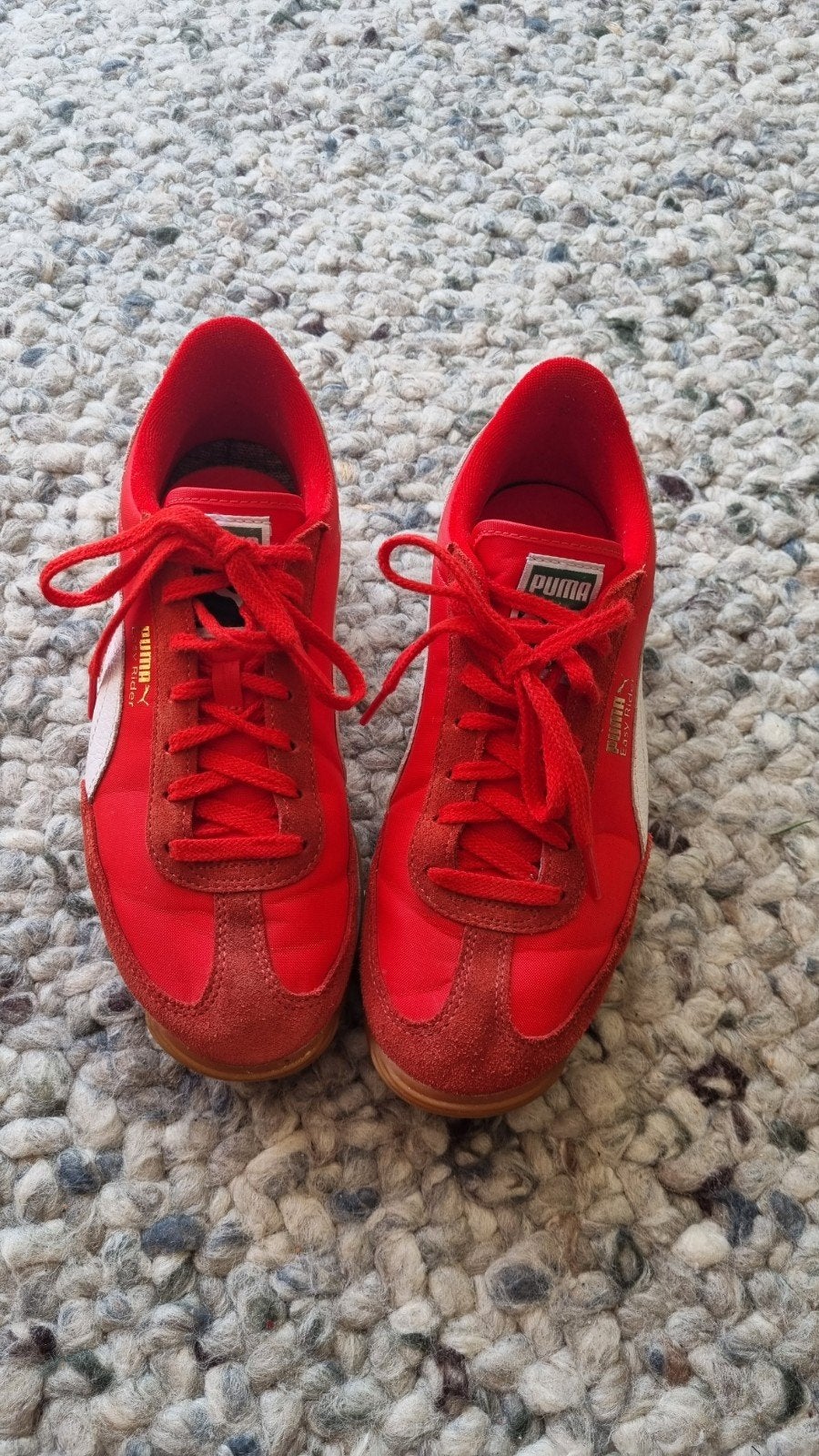 Puma Easy Rider sneakers rood - Maat 40.5, Puma, Ophalen of Verzenden, Rood, Sneakers of Gympen