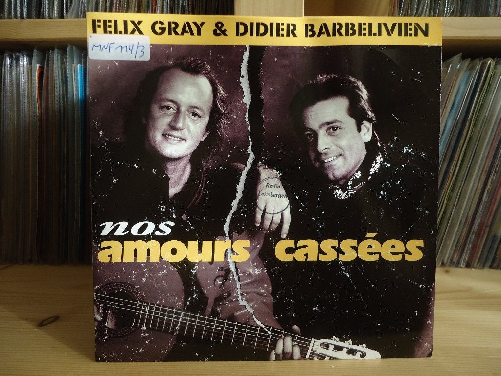 7" Single Felix Gray & Didier Barbelivien - Nos Amours Cassé, Gebruikt, 7 inch, Ophalen of Verzenden, Pop