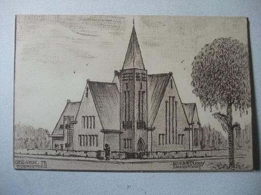 P183 Wormerveer - Gereformeerde kerk, Verzenden, 1920 tot 1940, Ongelopen, Noord-Holland