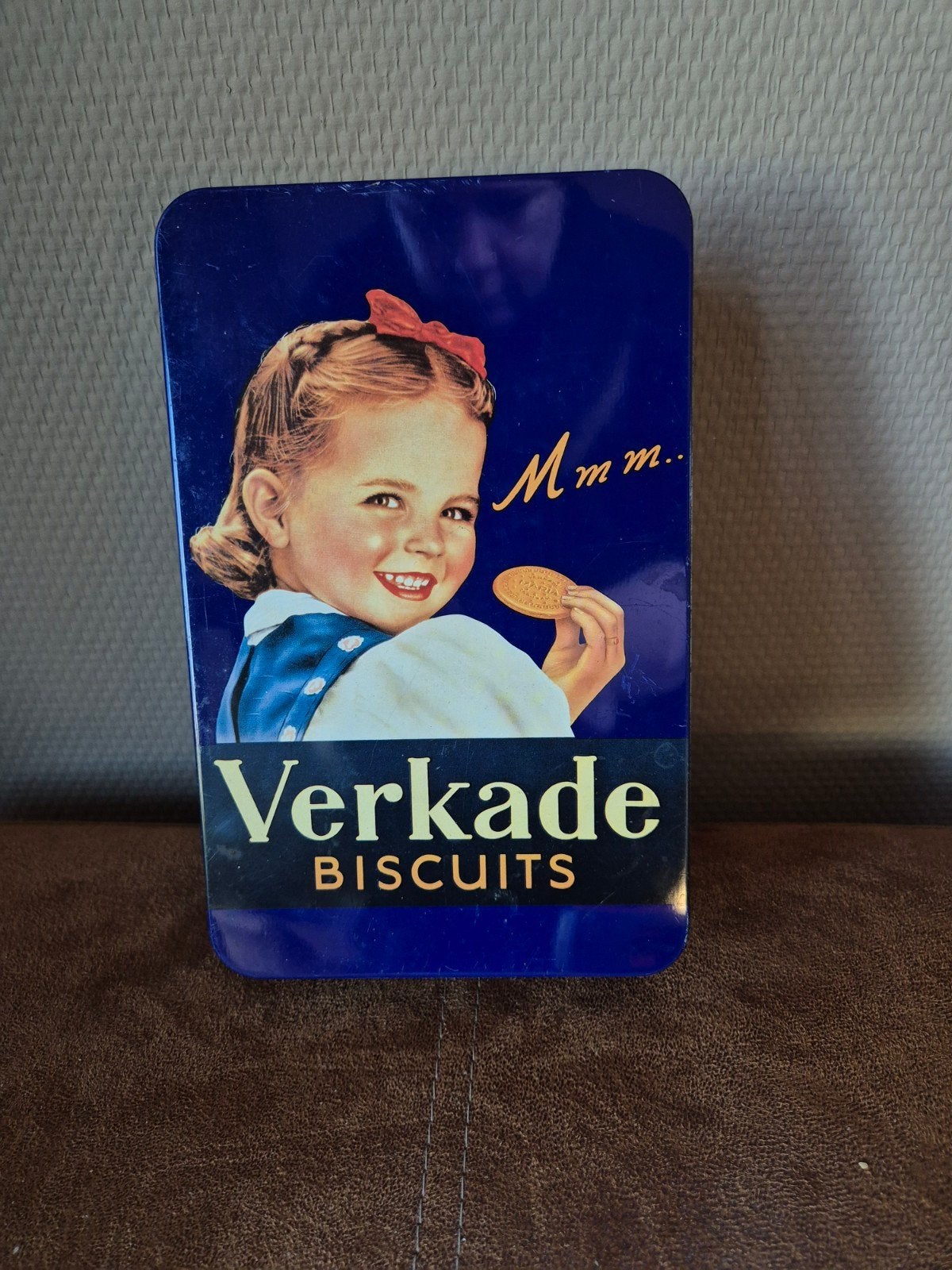 Verkade biscuits blik, Ophalen of Verzenden, Gebruikt, Koek(jes), Verkade