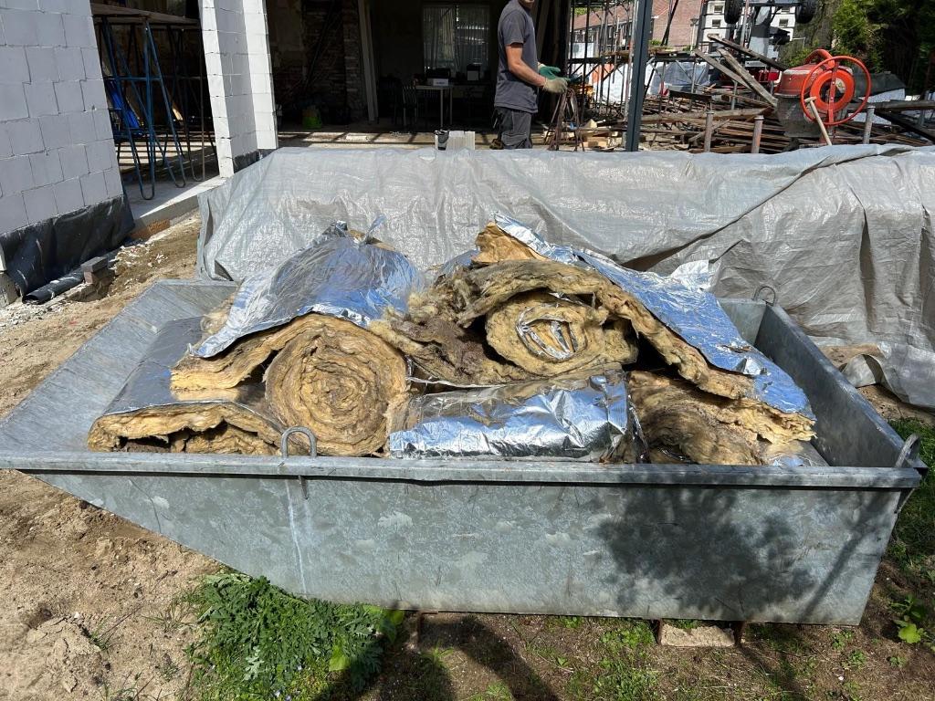 Gebruikte glaswol, 4 tot 8 cm, Gebruikt, 15 m² of meer, Glaswol