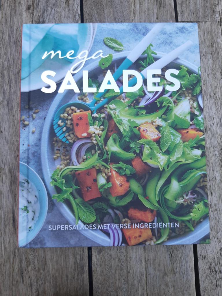 Mega salades boek salade kookboek, Ophalen of Verzenden, Zo goed als nieuw