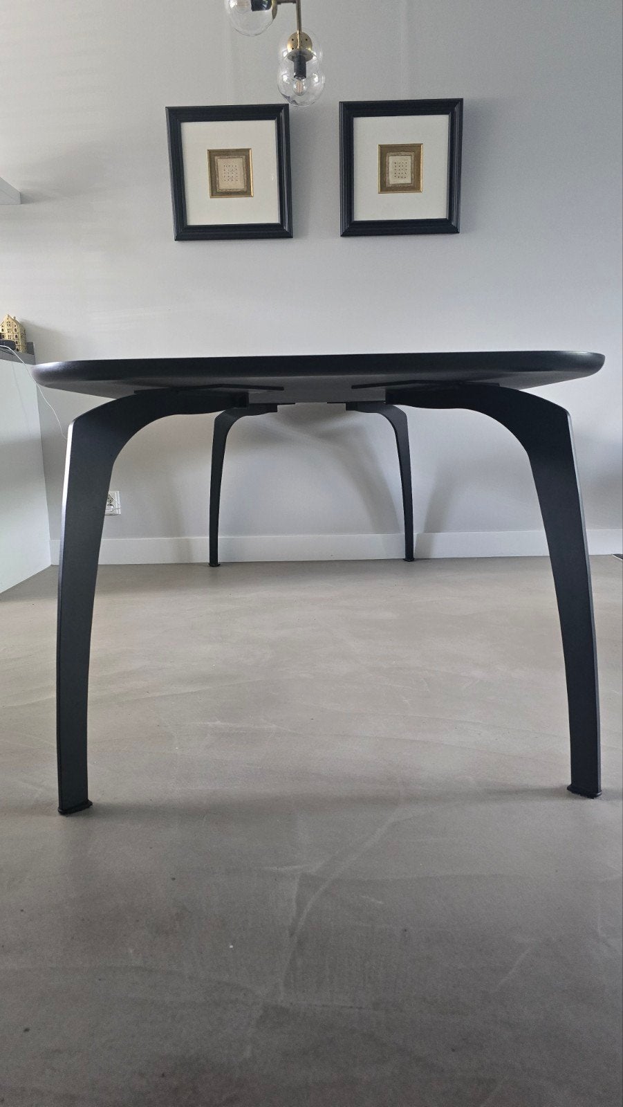 Prachtige Fenix matzwarte eettafel 200x100 cm, Huis en Inrichting, Ophalen of Verzenden