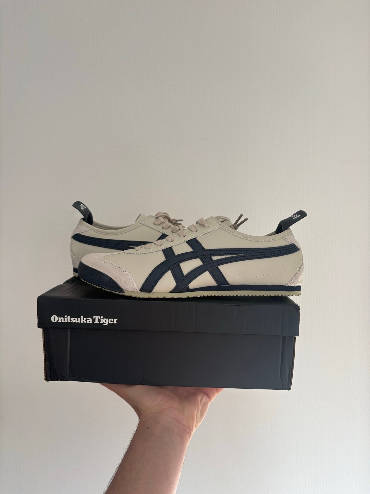 Onitsuka Tiger Mexico 66 sneakers - Beige/Navy Blue, Ophalen of Verzenden, Nieuw, Overige kleuren, Sneakers of Gympen