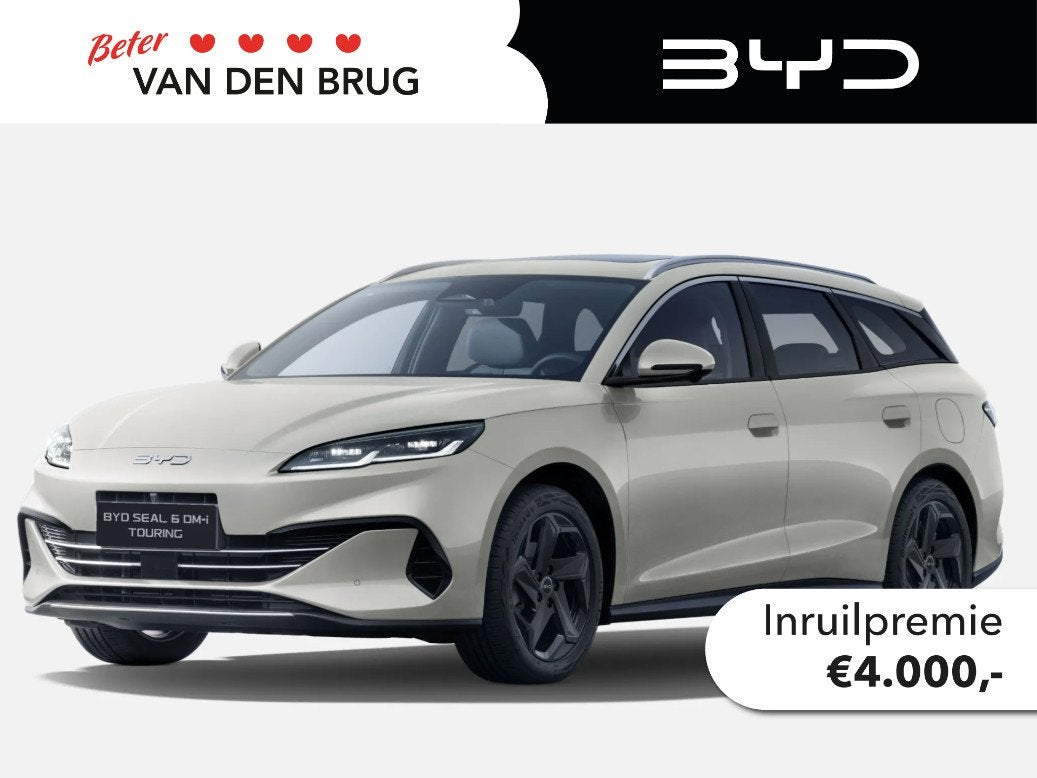 BYD SEAL 6 Touring 1.5 DM-i Comfort | Panoramadak | Stoelen
