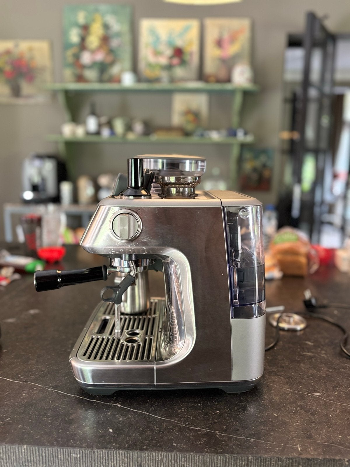 Sage Barista Express Espressomachine, Afneembaar waterreservoir, Espresso apparaat, Gemalen koffie, Ophalen of Verzenden
