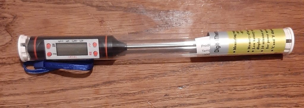 🍫Nieuw: Digitale keuken thermometer - Chocolade 🏷️€7,50-, Hobby en Vrije tijd, Ophalen of Verzenden, Nieuw, Taarten of Cupcakes