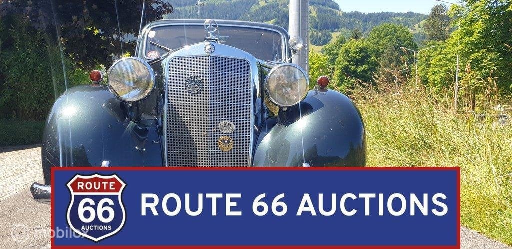 Mercedes-Benz 170 DS | 1952 | Route 66 Auctions, Auto's, Overige carrosserieën, Zwart, Mercedes-Benz, Bedrijf
