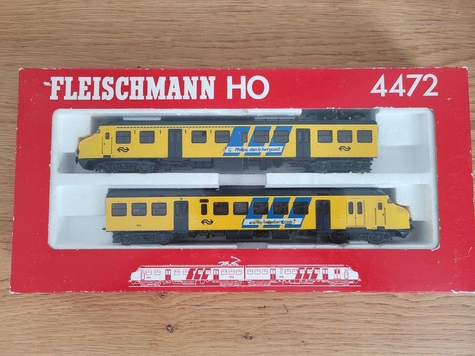 Fleiscmann 4472 Plan V met reclame in OVP, Gelijkstroom, Fleischmann, Ophalen of Verzenden, NS