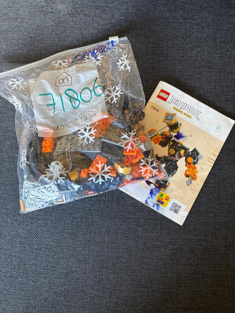 LEGO Ninjago 71806 Cole's Aardemecha, Gebruikt, Lego, Ophalen of Verzenden, Ninjago