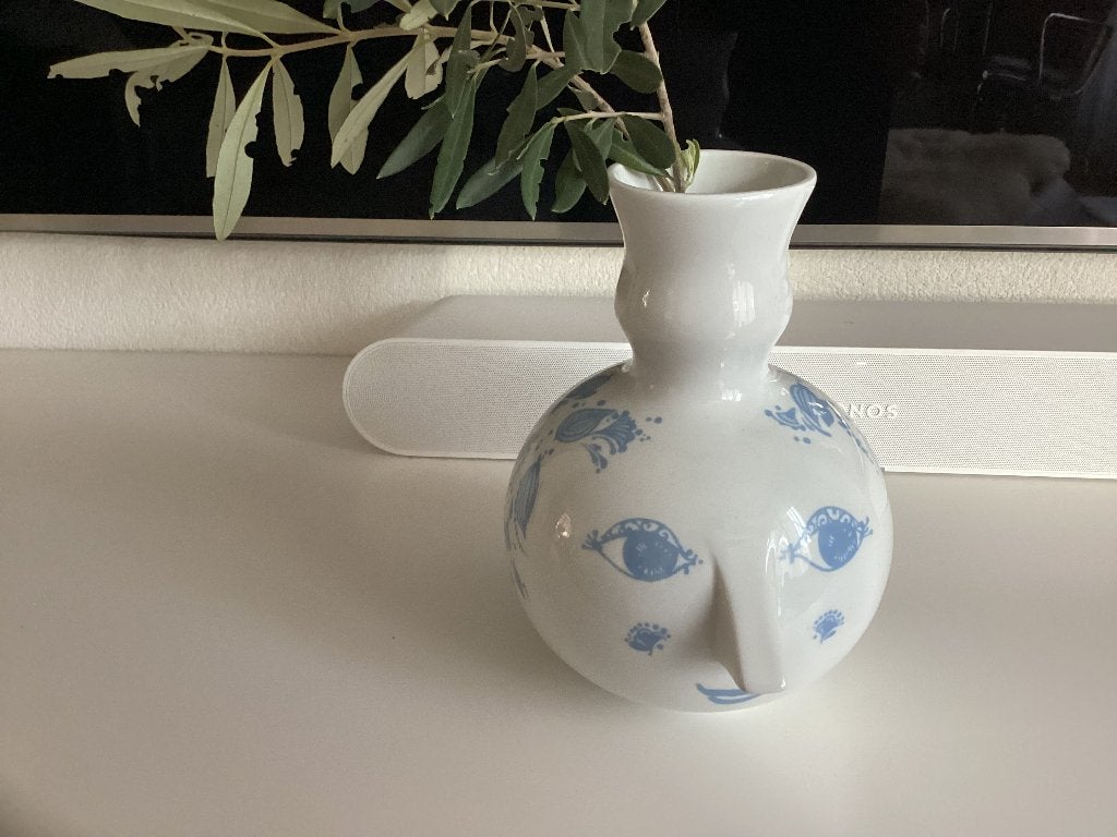 Rosenthal Studio line Björn Wiinblad model Sofia, Ophalen, Met patroon/structuur, Wit, Zo goed als nieuw