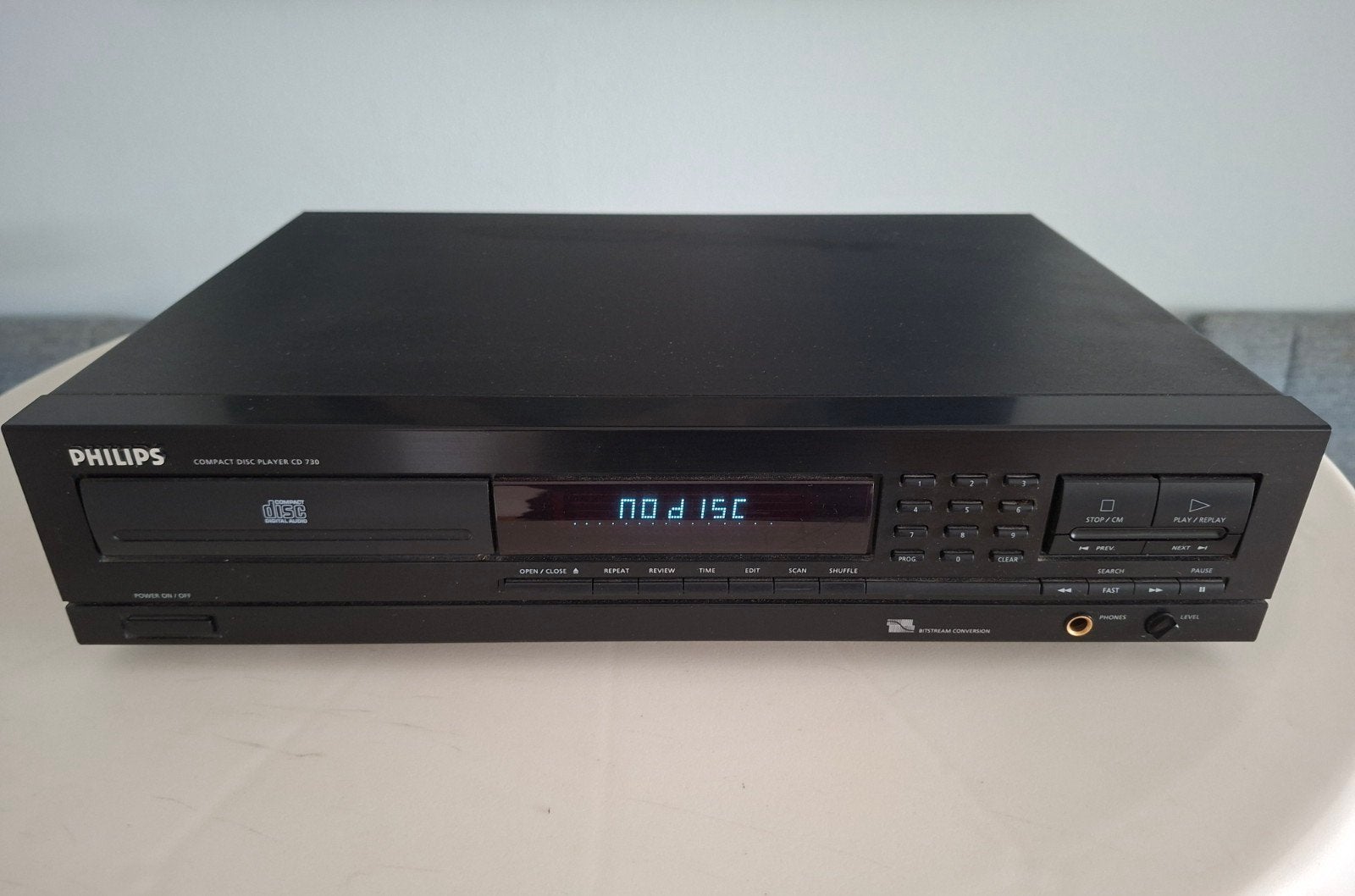 Philips CD 730 CD‑speler, Ophalen, Gebruikt