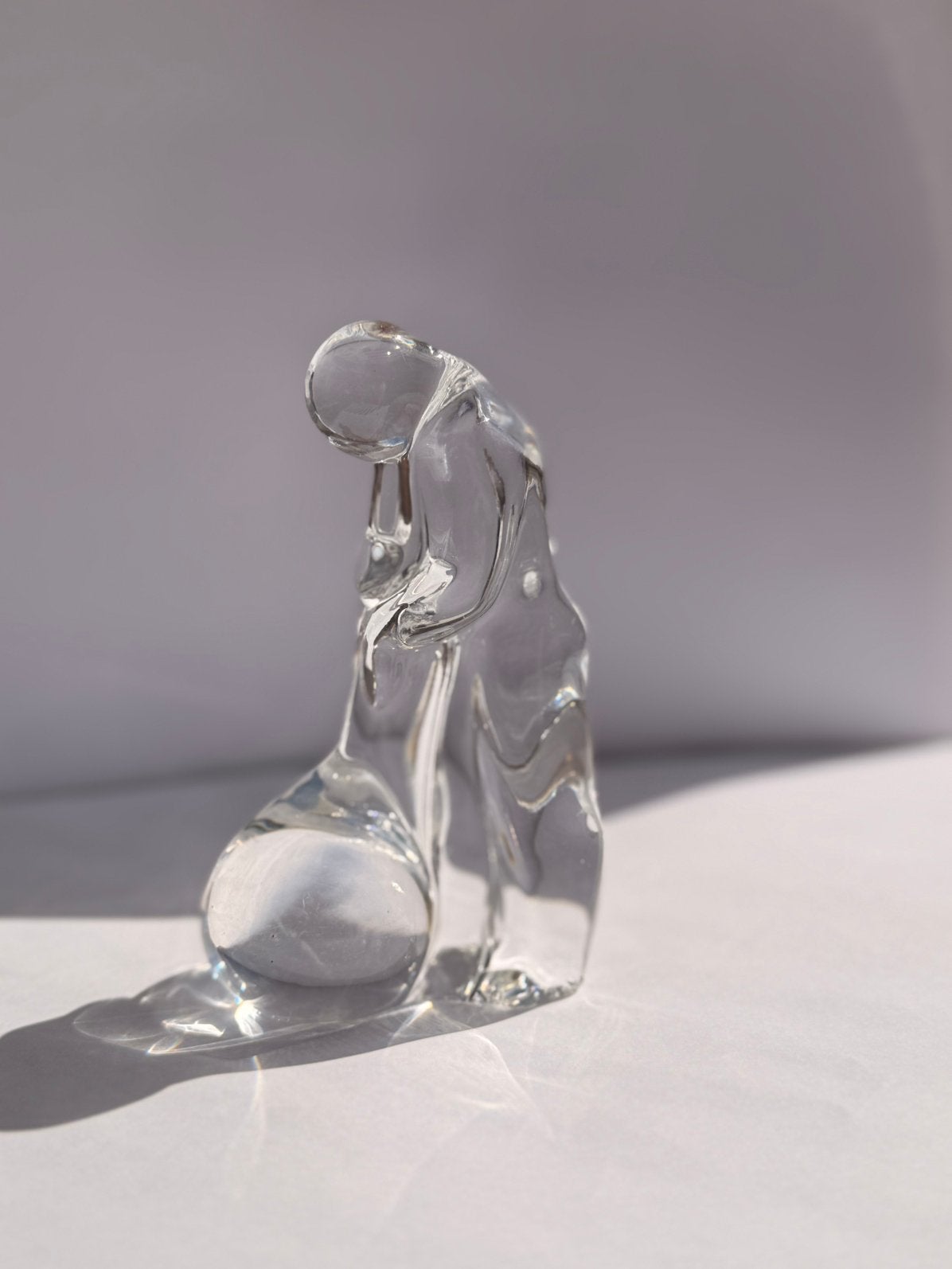 Orrefors Kristallen Glasblazer – Ambachtelijk Beeldje, Ophalen of Verzenden, Zo goed als nieuw, Figuurtje