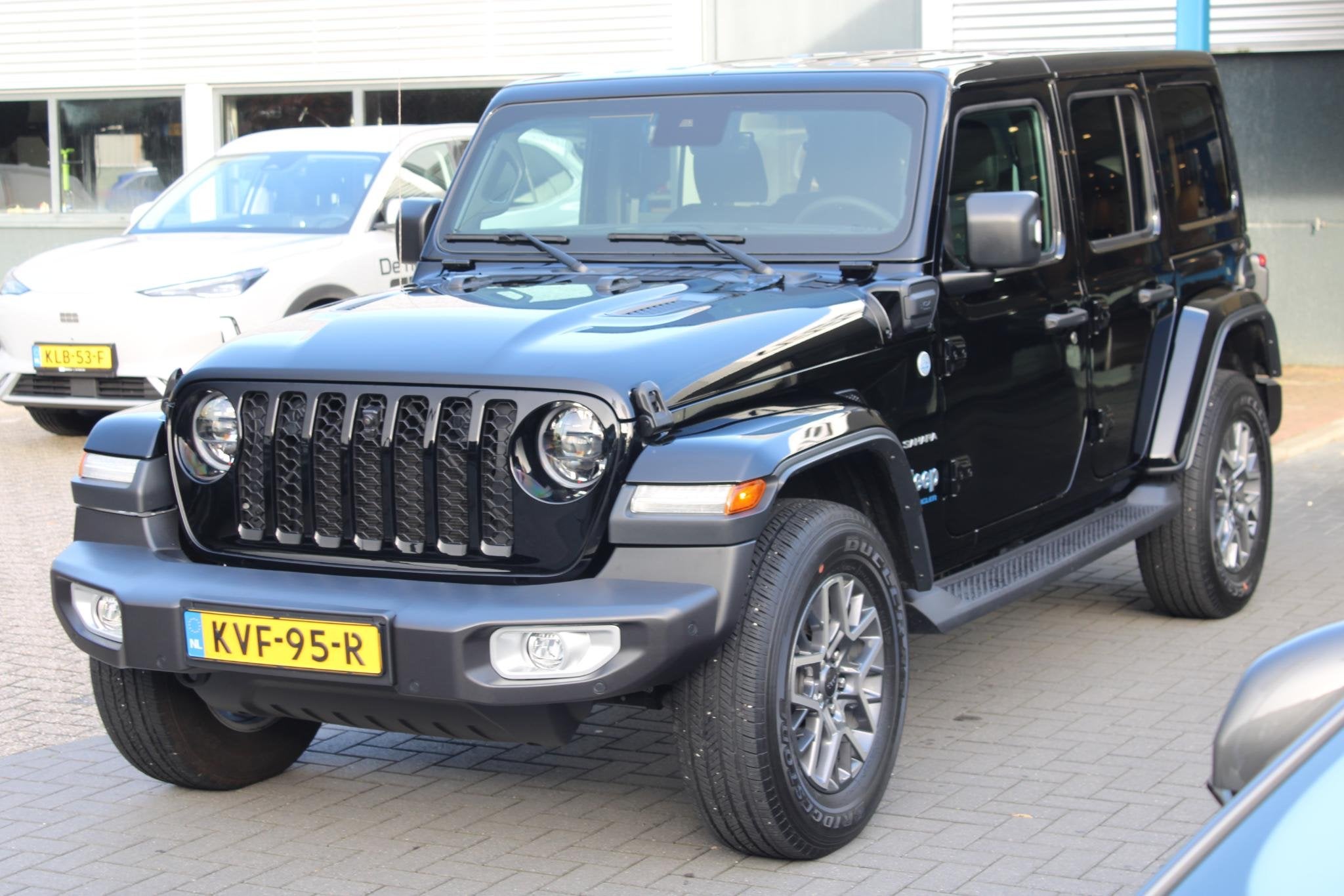 Jeep Wrangler Unlimited 4xe 380pk Sahara PHEV | Leder | Stoe, Auto's, Automaat, 4 cilinders, Cabriolet, Bedrijf