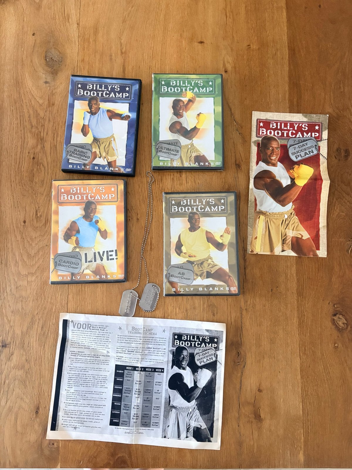 Billy's Bootcamp DVD Collectie - Fitness en Workout, Gebruikt, Alle leeftijden, Workout, Ophalen of Verzenden