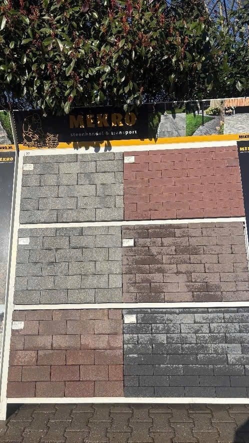Maas en Waal strackstone 21x7x8 antraciet, Nieuw, Ophalen of Verzenden, 10 m² of meer, Beton