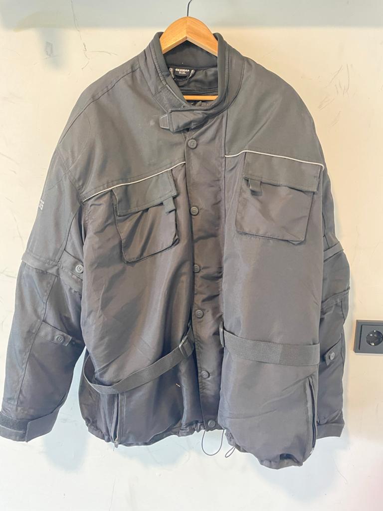 Germas Motorjack Heren - Zwart Textiel - Maat 11XL, Motoren, Ophalen of Verzenden, Tweedehands, Heren, Jas | textiel