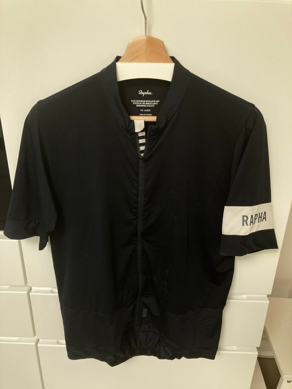 Rapha fiets shirt - Zwart - Maat XXL, Zwart, Maat 56/58 (XL), Ophalen of Verzenden, Zo goed als nieuw