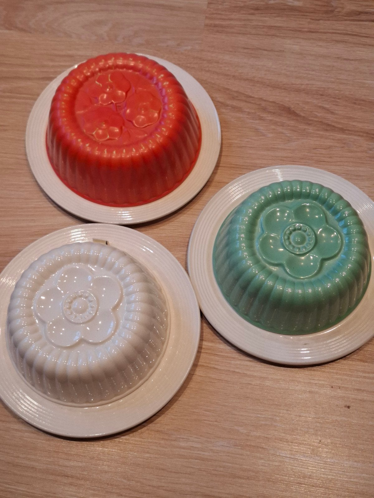 Set van 3 Vintage Puddingvormen - Made in Western Germany, Ophalen of Verzenden