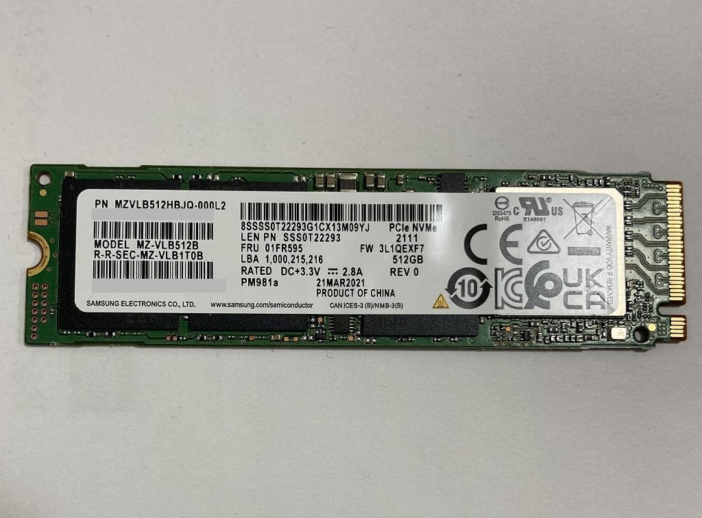 Samsung MZ-VLB512 - 512GB NVMe M.2 SSD 2280, Intern, Samsung, Verzenden, 512GB