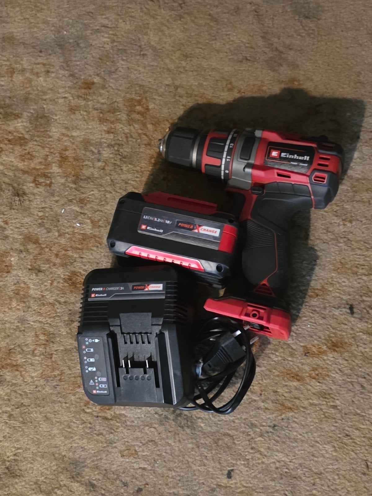 Einhell Power X-Change Accutol + 5.2 Ah Accu & Lader Upgrade, Ophalen of Verzenden, Boor- en Schroefmachine