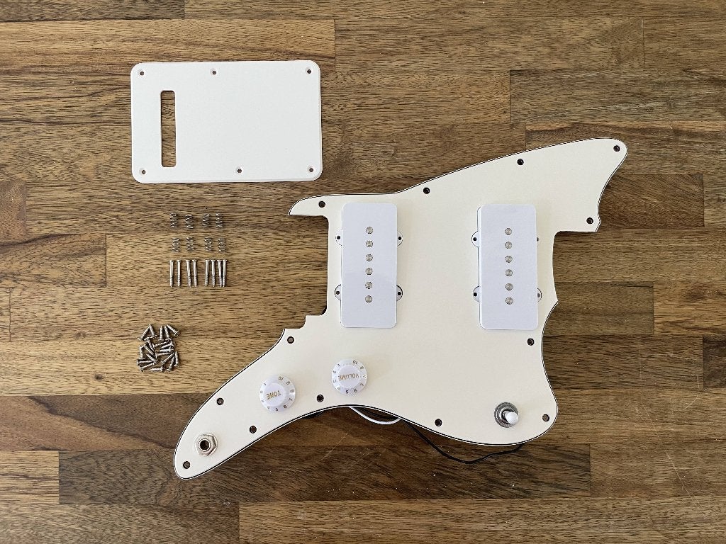 Squier Jazzmaster Loaded Pickguard + Pickups, Ophalen of Verzenden, Gebruikt, Elektrische gitaar