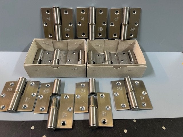 BSW kogelstift BB807 paumelle - Scharnier RVS 75x75mm NIEUW, Zilver, Overige thema's, Nieuw, Overige merken