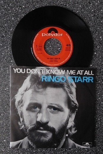 Ringo Starr - you don't know me at all (vanaf € 1,75), Cd's en Dvd's, Ophalen of Verzenden, Zo goed als nieuw, 7 inch, Pop