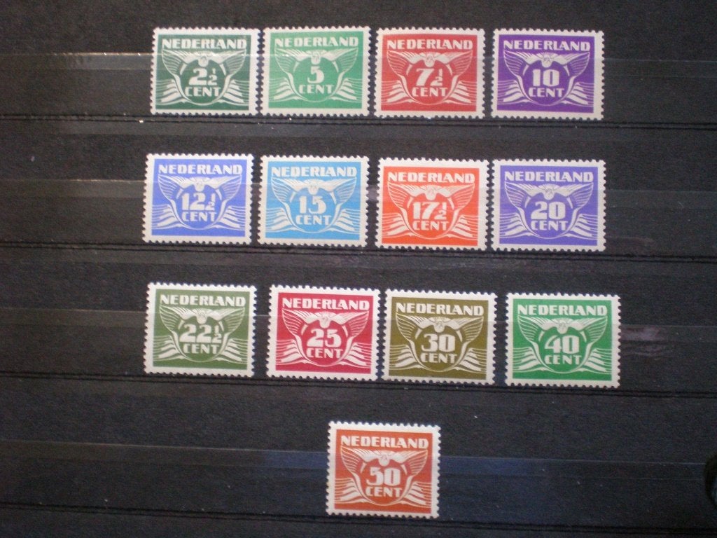 Nederland NVPH 379-391 gebruikt ( U 64)..€ 0,25, Postzegels en Munten, Postzegels | Nederland, Ophalen of Verzenden