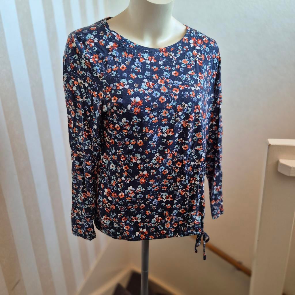 Street One Dames longsleeve shirt lange mouw maat M, Maat 38/40 (M), Blauw, Street One, Ophalen of Verzenden