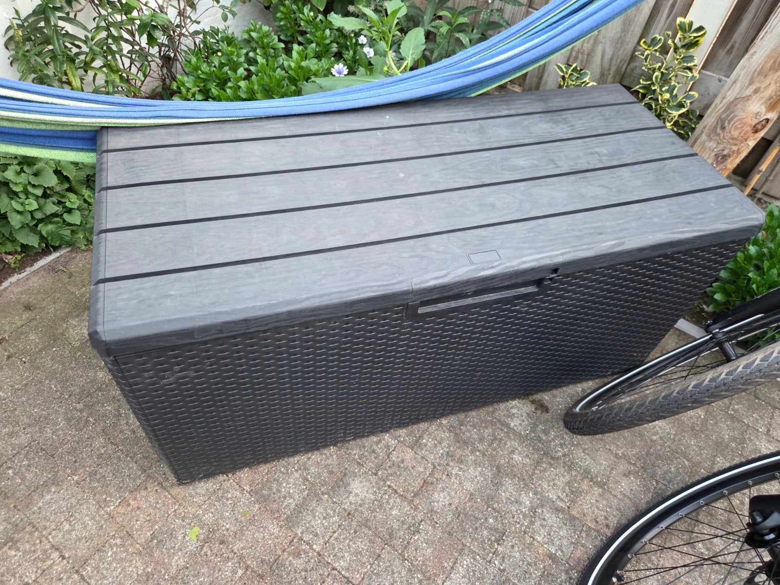 Kussenbox/opbergbox, Tuin en Terras, Ophalen, Gebruikt, Kunststof, Overige typen