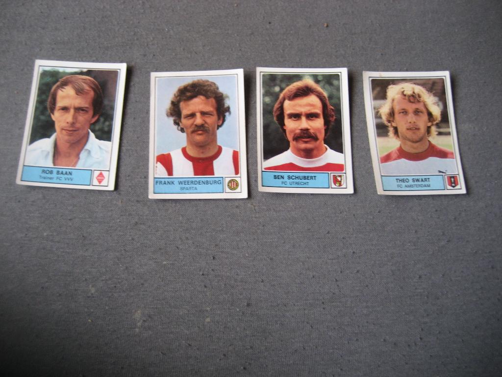 panini 1978 voetbal plaatjes, Ophalen of Verzenden, Gebruikt, Meerdere plaatjes
