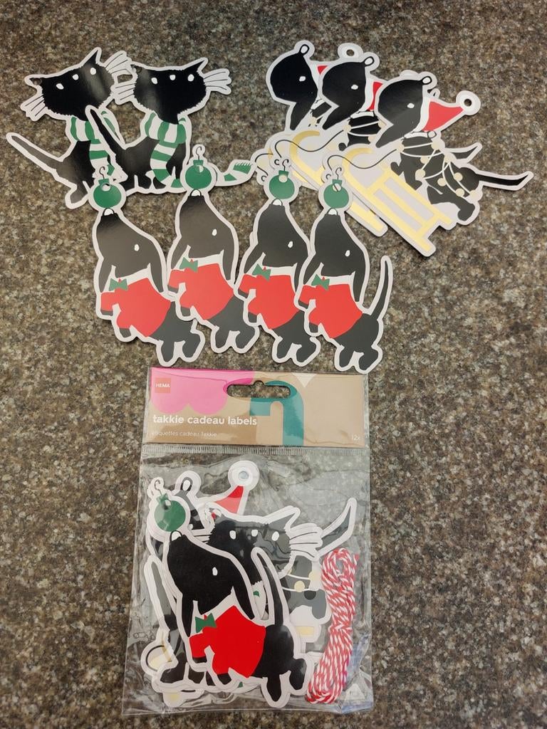 Cadeau labels takkie, Ophalen of Verzenden, Nieuw