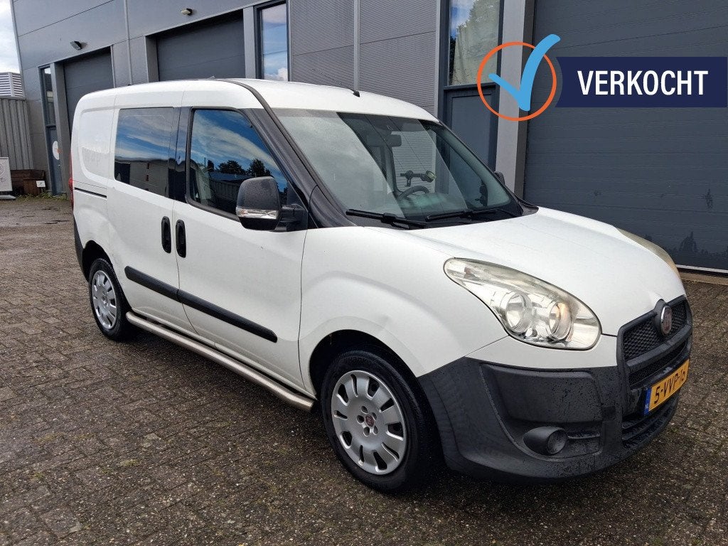 Fiat Doblò Cargo 1.4 T-Jet CNG aardgas 2012 APK Airco, Auto's, Euro 5, Stof, Gebruikt, 4 cilinders
