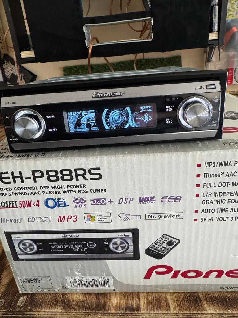 Pioneer DEH-P88RS Autoradio - Topkwaliteit Geluid, Ophalen of Verzenden, Zo goed als nieuw