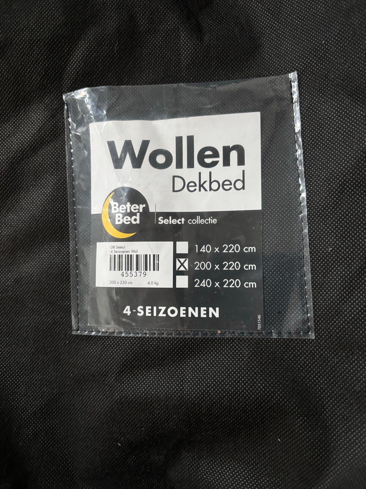 Wollen 4-seizoenen dekbed 200x220 cm van Beter Bed, Huis en Inrichting, Ophalen of Verzenden, Zo goed als nieuw, Deken of Dekbed