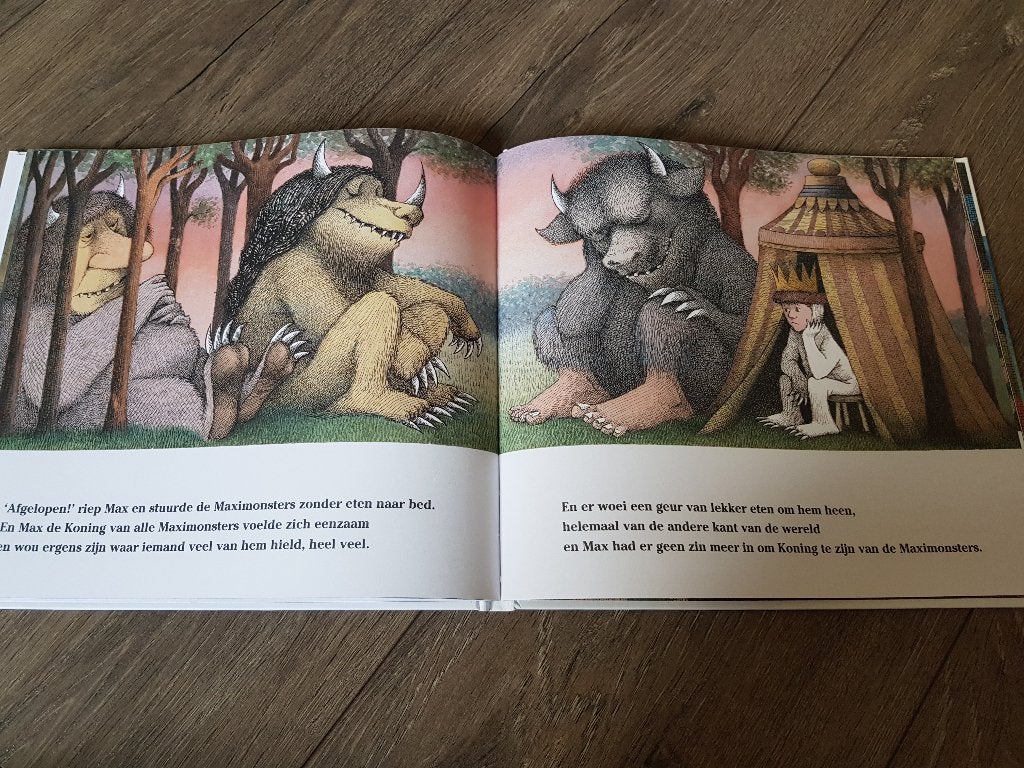 Boek : Max en de Maximonsters -- Maurice Sendak (hardcover), Ophalen of Verzenden, Gelezen, Maurice Sendak, Fictie algemeen