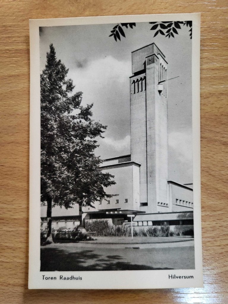 ansicht HILVERSUM Raadhuis Dudok, Ophalen of Verzenden, Voor 1920, Noord-Holland