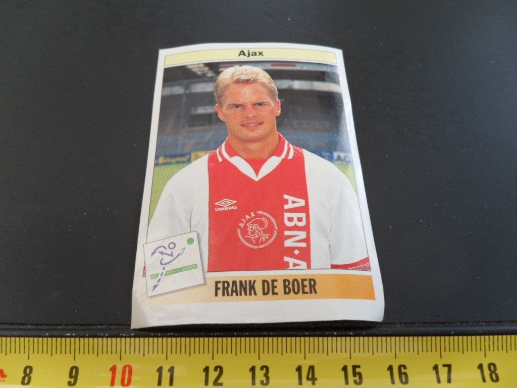 sticker panini voetbal 95 #6 frank de boer ajax, Verzamelen, Stickers, Ophalen of Verzenden, Zo goed als nieuw